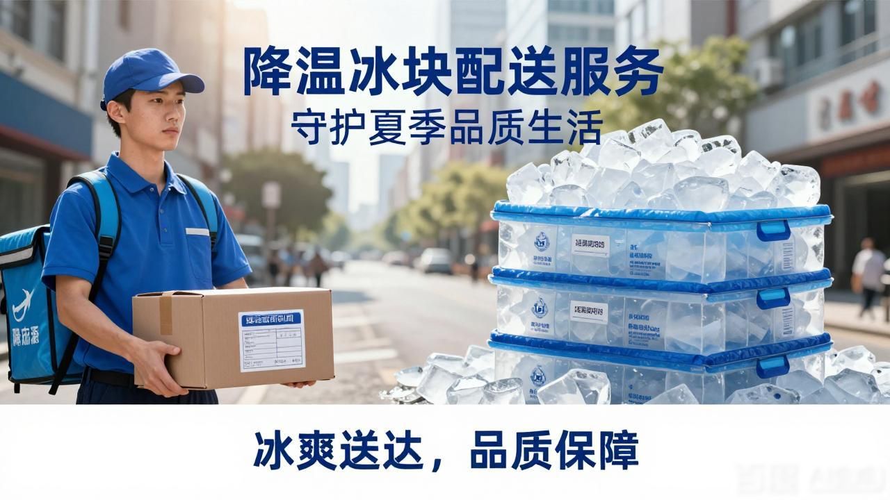 降温冰块配送服务 守护石景山夏季品质生活